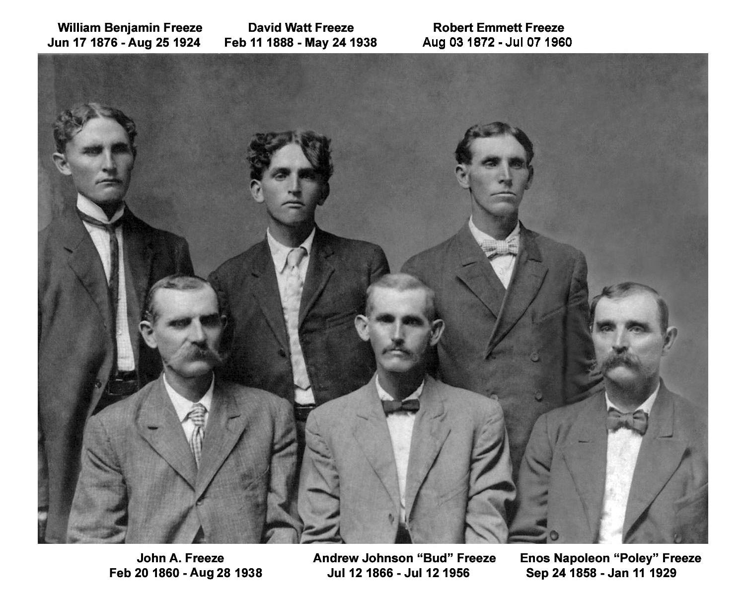 Sons of Ben Freeze - ca. 1909